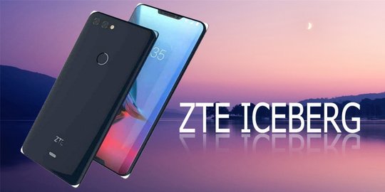 Smartphone ZTE terbaru desainnya unik, punya double-notch!