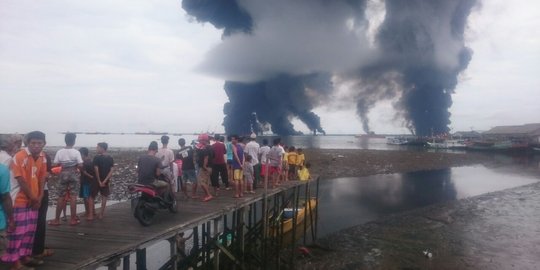 Pertamina sebut tumpahan minyak di teluk Kalimantan capai 40.000 barel