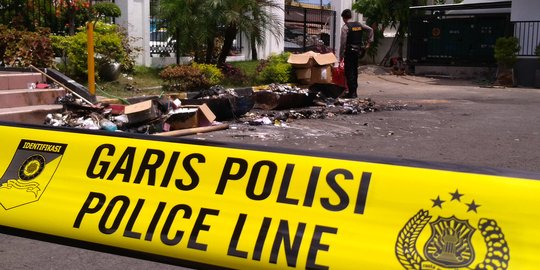 Terjadi ledakan saat pemusnahan barang bukti di kantor Kejari Makassar, 2 terluka