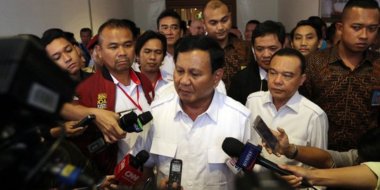 Malam ini, Prabowo sampaikan kepastian soal Pilpres