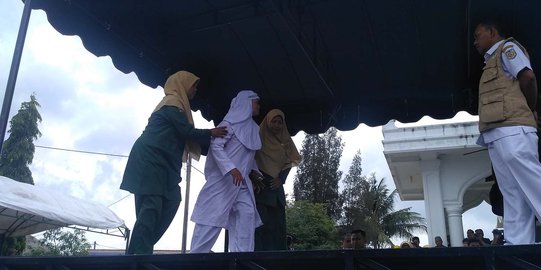 Tak lagi di masjid, hukum cambuk di Aceh kini dilaksanakan dalam penjara