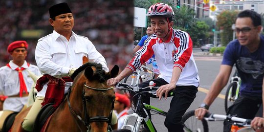 Melihat hobi berbeda Jokowi dengan Prabowo