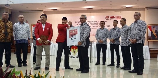 Dapat nomor 20, PKPI resmi jadi peserta Pemilu 2019