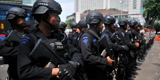 315 Personel polisi amankan kunjungan ibunda Jokowi di Blitar