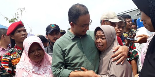 Bicara keadilan di Kampung Akuarium, Anies diteriaki '2019 Ganti Presiden'