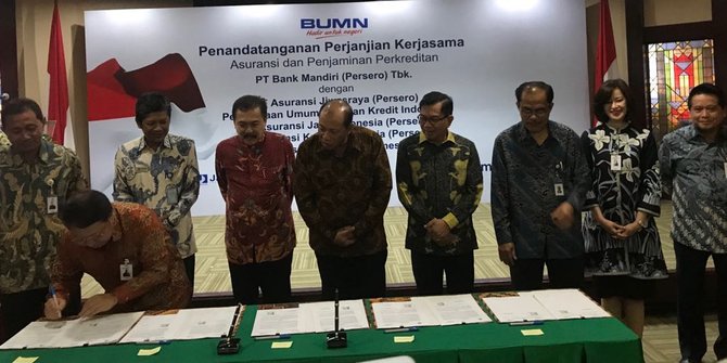 jasa barang dan pengadaan jaminan Bank gandeng penjaminan Mandiri Jamkrindo kredit beri