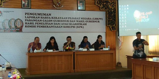 KPU umumkan harta cagub-cawagub Bali, Mantra terkaya Rp 43 M