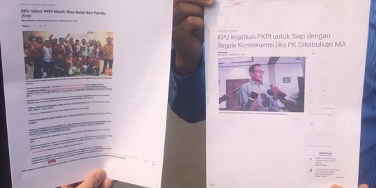 PKPI laporkan Komisoner KPU ke polisi atas sengketa Pemilu 2019