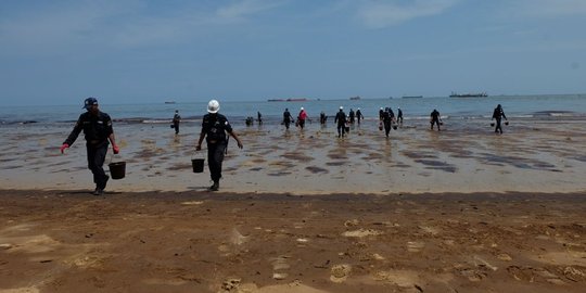 Pertamina bantah lamban menangani tumpahan minyak Balikpapan