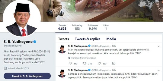 SBY: Semoga intelijen tidak jadi alat politik