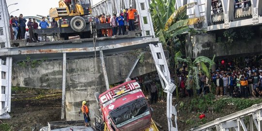 Jembatan Babat ambruk, Polri minta Kemenhub audit semua jembatan