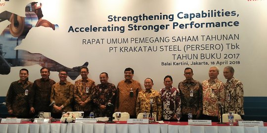 Krakatau Steel bukukan kenaikan pendapatan 7,76 persen di 2017