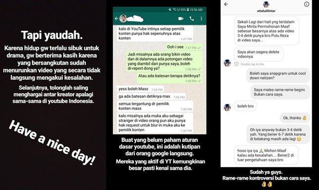 klarifikasi putu reza terkait kasus plagiat