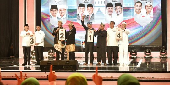 Simulasi surat suara: Ridwan Kamil 36,7%, Deddy Mizwar 31,3%, Sudrajat 5,4%