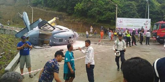 Detik-detik heli PT IMIP jatuh dan baling-balingnya tewaskan karyawan