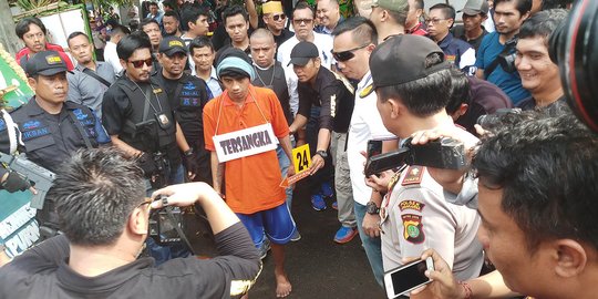 Rekonstruksi pembunuhan purnawirawan TNI AL, pelaku jalani 24 adegan