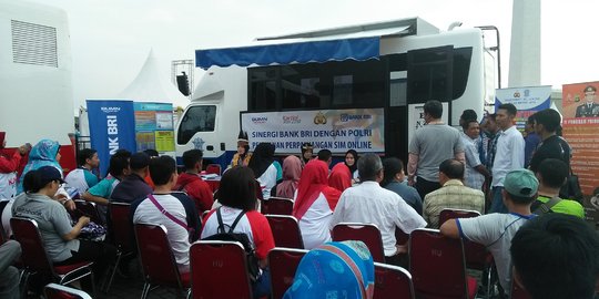 BRI dan Polri sediakan layanan perpanjangan SIM di Kartini Run 2018