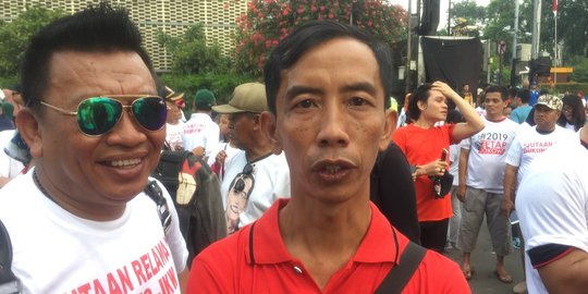 Kehadiran Jokowi palsu bikin heboh warga di car free day