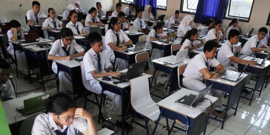 Server UNBK di Kemendikbud down, ujian SMP se-DKI molor 45 menit