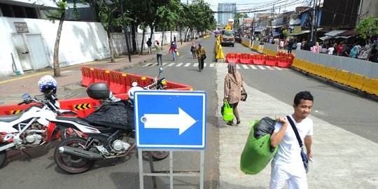 Sandi: Jatibaru akan dibuka jika pedagang blok G pindah dan sky bridge beres