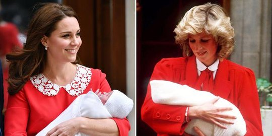Kate Middleton pakai gaun mirip Putri Diana
