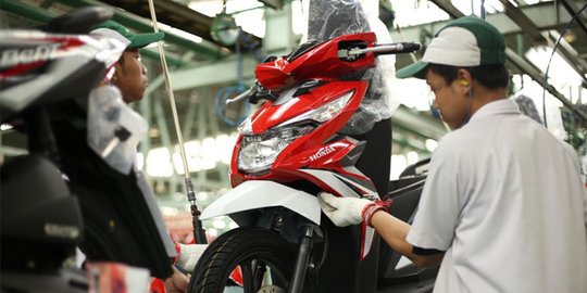 Volume ekspor motor Honda melejit, model skutik dominan