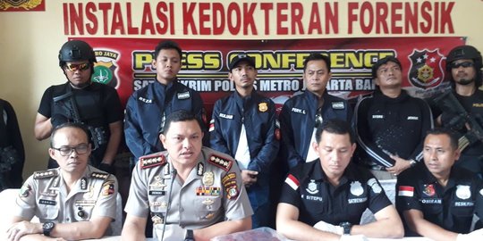 Perampok penumpang taksi online di Tambora hendak menabrak polisi saat ditangkap