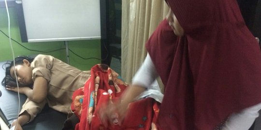 Mau ujian tengah semester, 7 siswa SMK Muara Enim ditabrak truk batubara