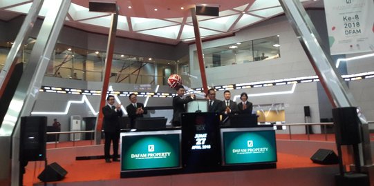 IPO, saham Dafam Property Indonesia melejit 69,57 persen