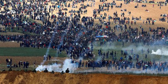 Pusat intelijen Israel sebut demonstran Palestina teroris