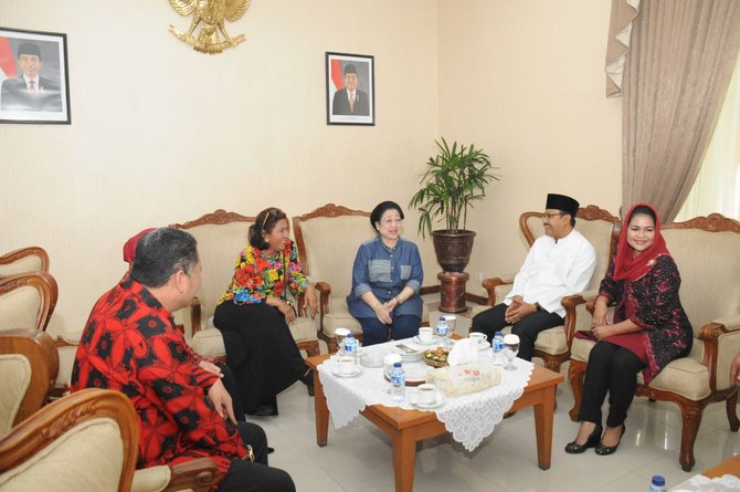 megawati dan gus ipul di surabaya