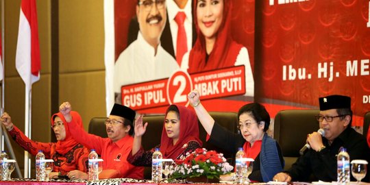 Megawati Satukan Pemenangan Gus Ipul-Puti Dan Jokowi