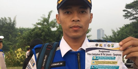 Uji coba ganjil  genap  di Tol  Jakarta Tangerang  diperluas 