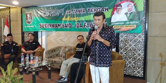 Ajak fans dukung Sudirman-Ida, Rhoma minta jangan pilih pemimpin berdasar wani piro