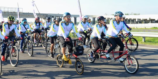 Menteri Rini bangga peserta Tour De Tjolomadoe tembus 7.500