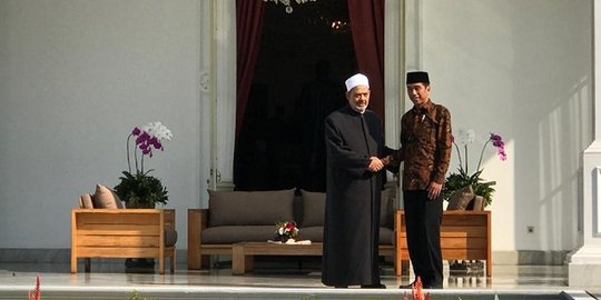 Bahas KTT Ulama, Jokowi terima Imam Besar Al-Azhar di Istana