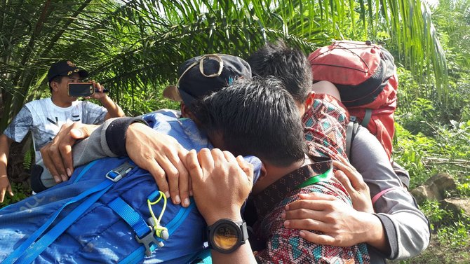 15 siswa pramuka ditemukan selamat setelah sempat hilang di hutan