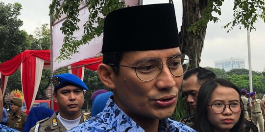 Sandiaga larang pembagian dan penjualan kaos bermuatan politik di CFD