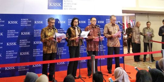 Sri Mulyani Cs klaim sistem keuangan RI masih aman meski Rupiah melemah