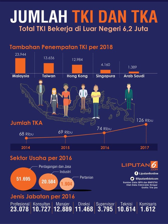 info grafis jumlah tki dan tka