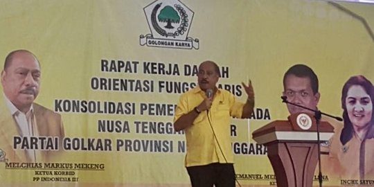 Mekeng perintahkan kader Golkar menangkan Victory-Joss di Pilgub NTT