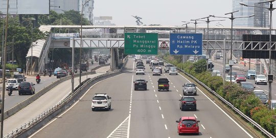 Hari Buruh, lalin tol Ibu Kota lebih lengang