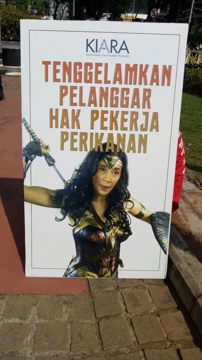 poster buatan koalisi rakyat untuk keadilan perikanan