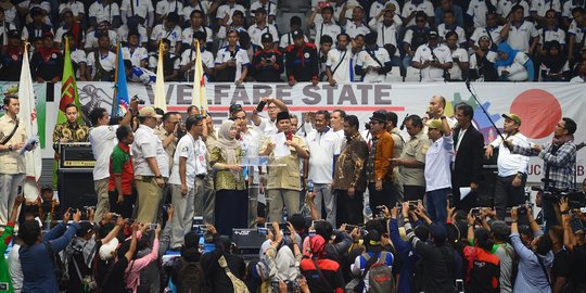 Politik buruh di May Day, deklarasi dukung Prabowo dan #2019GantiPresiden