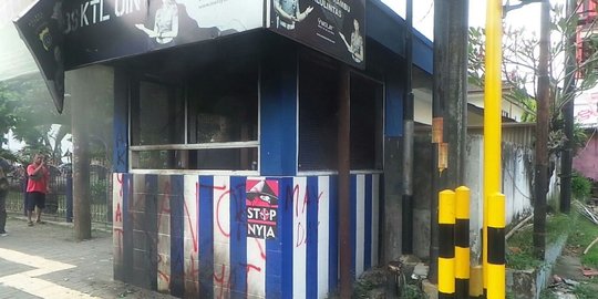 Polisi amankan 55 bom molotov dari para demonstran di Yogyakarta