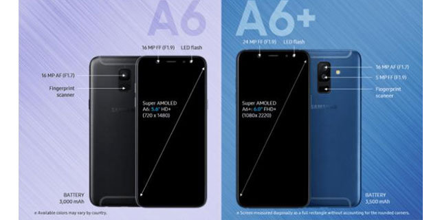 Terkuak Ini Spesifikasi Lengkap Samsung Galaxy A6 Dan A6