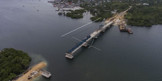 Megahnya Jembatan di pulau terluar nusantara