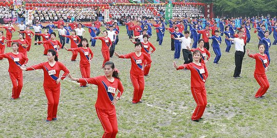 Tak ada demo, begini perayaan May Day di Korea Utara