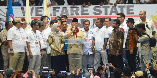 Jelang pilpres Prabowo makin vokal, sentilannya pada pemerintah tajam