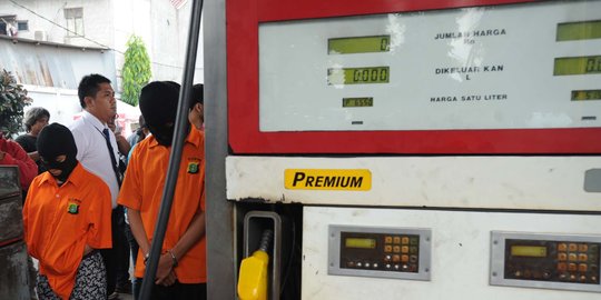 Direktorat Kemetrologian Kemendag temukan SPBU curang di Ciputat